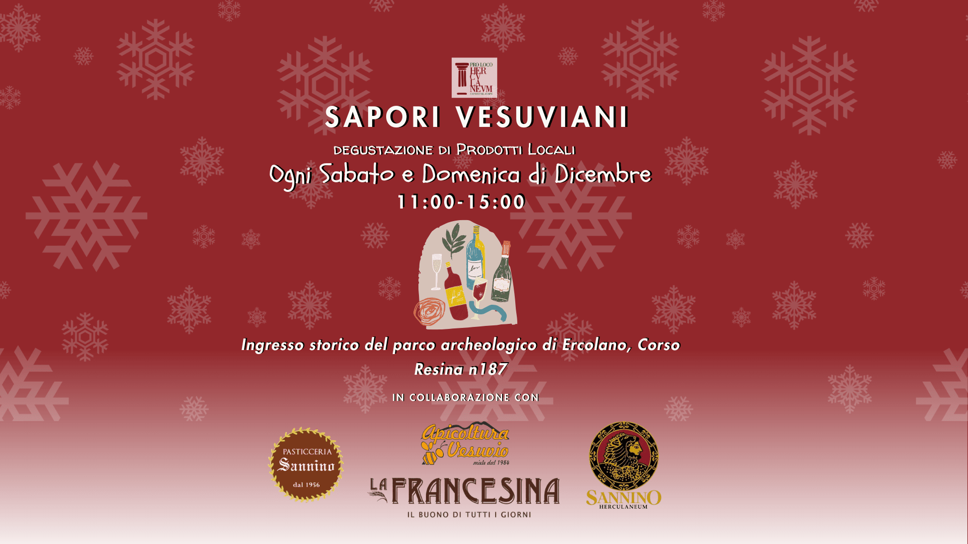 Christmas 2024 in Ercolano with the initiative Vesuvian Flavors